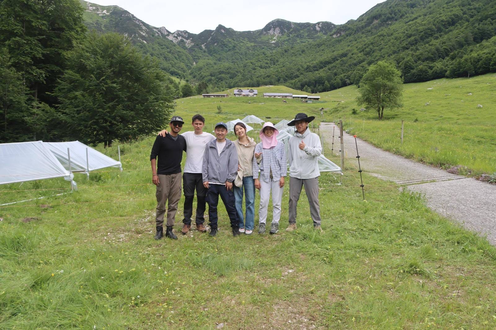 MICSO Lab field team at Malga Coot in 2026